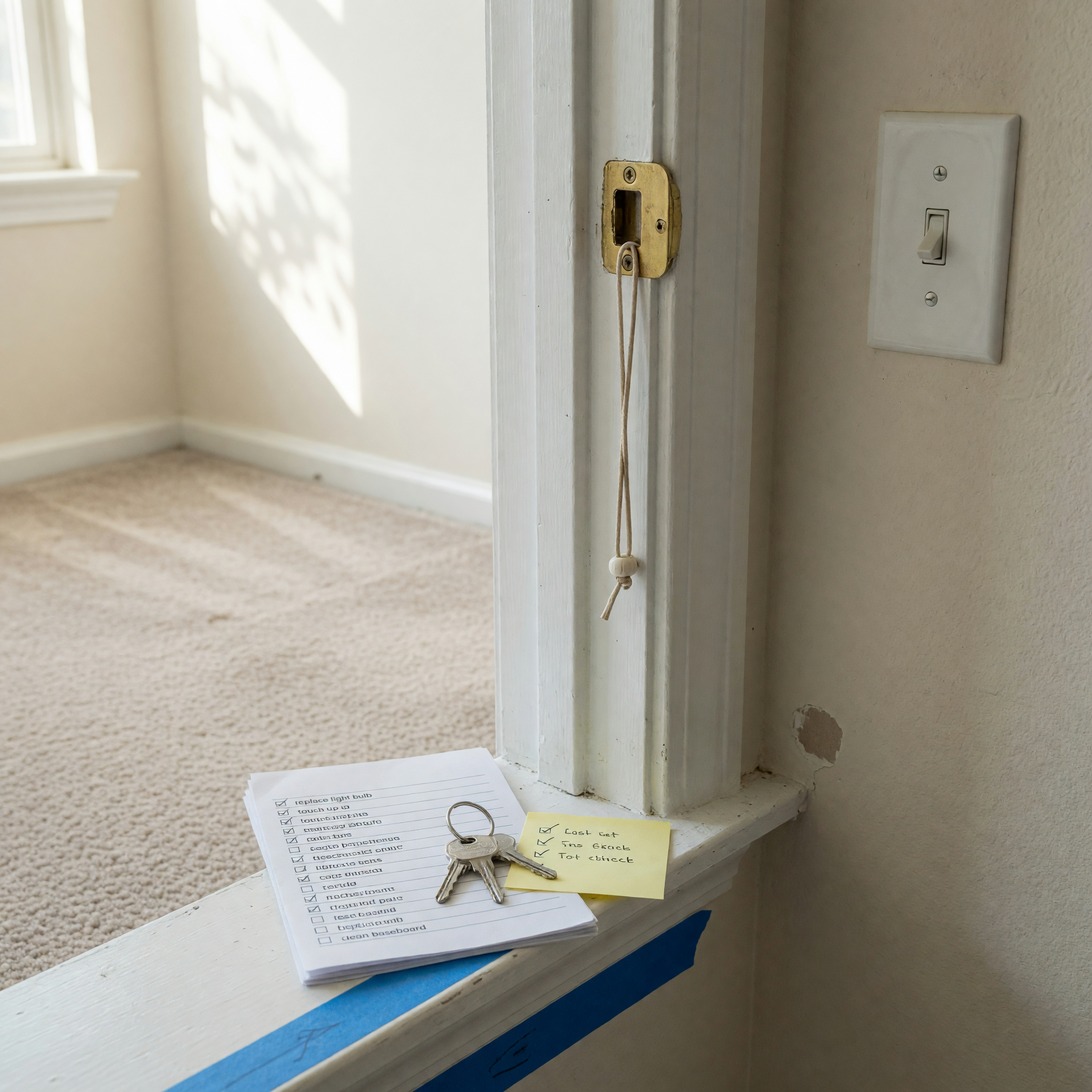 A simple realistic apartment image for a rental listing.