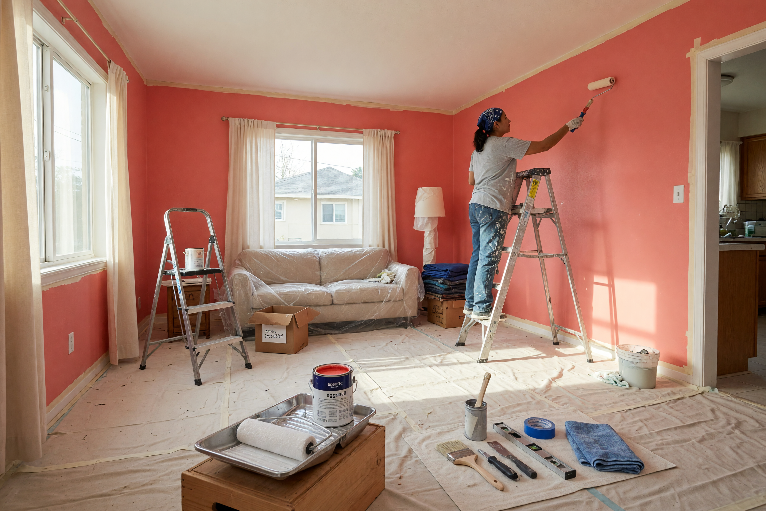 Anunciar servicios de pintura: preparación y cotización