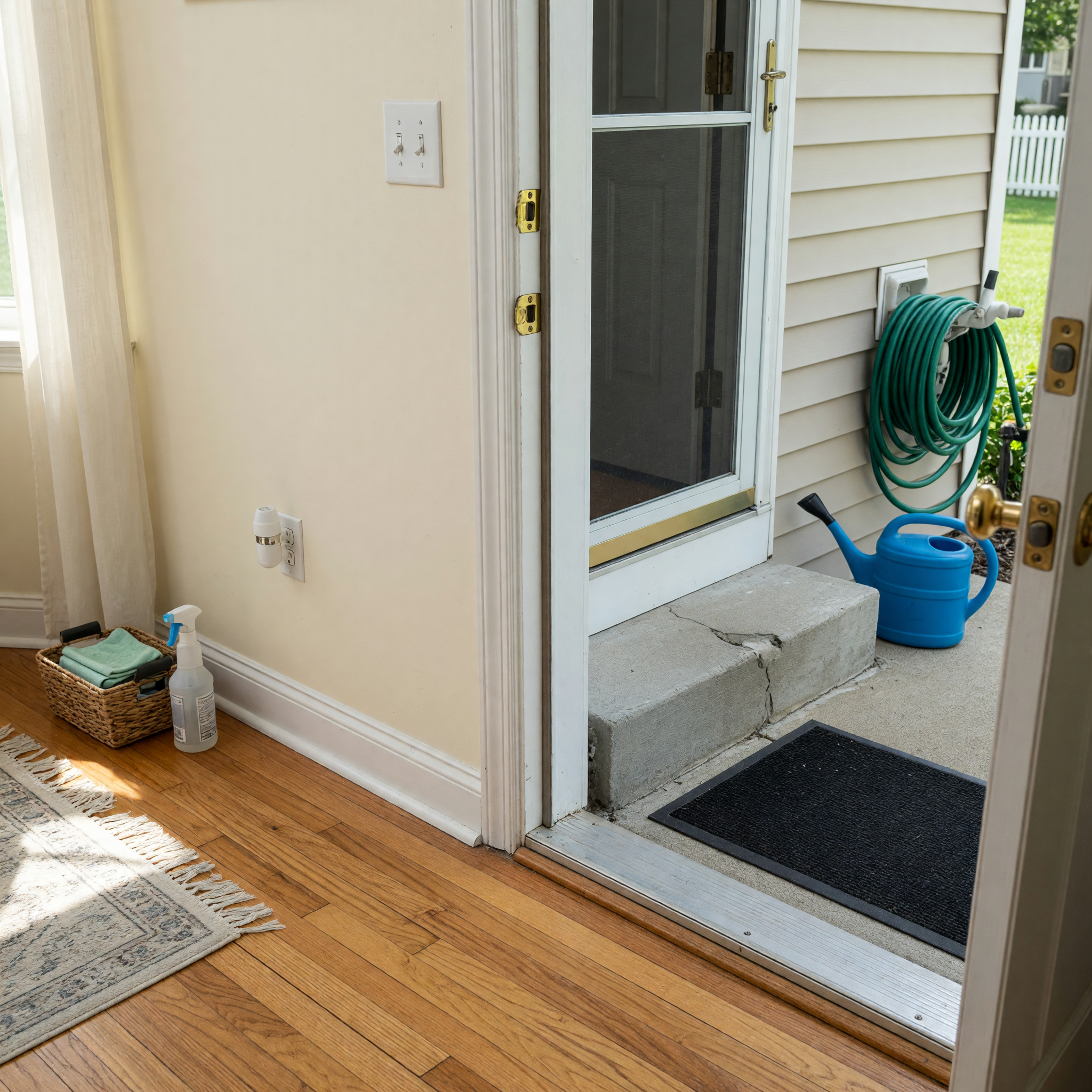 A bright, realistic view of a house available for rent