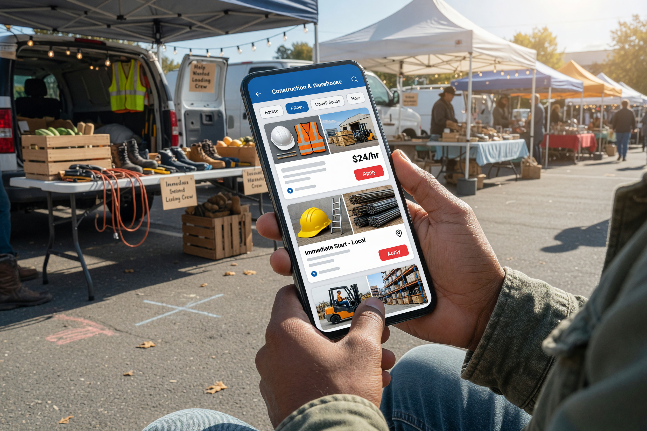 Find Construction and Warehouse Jobs Near You Without App Fees