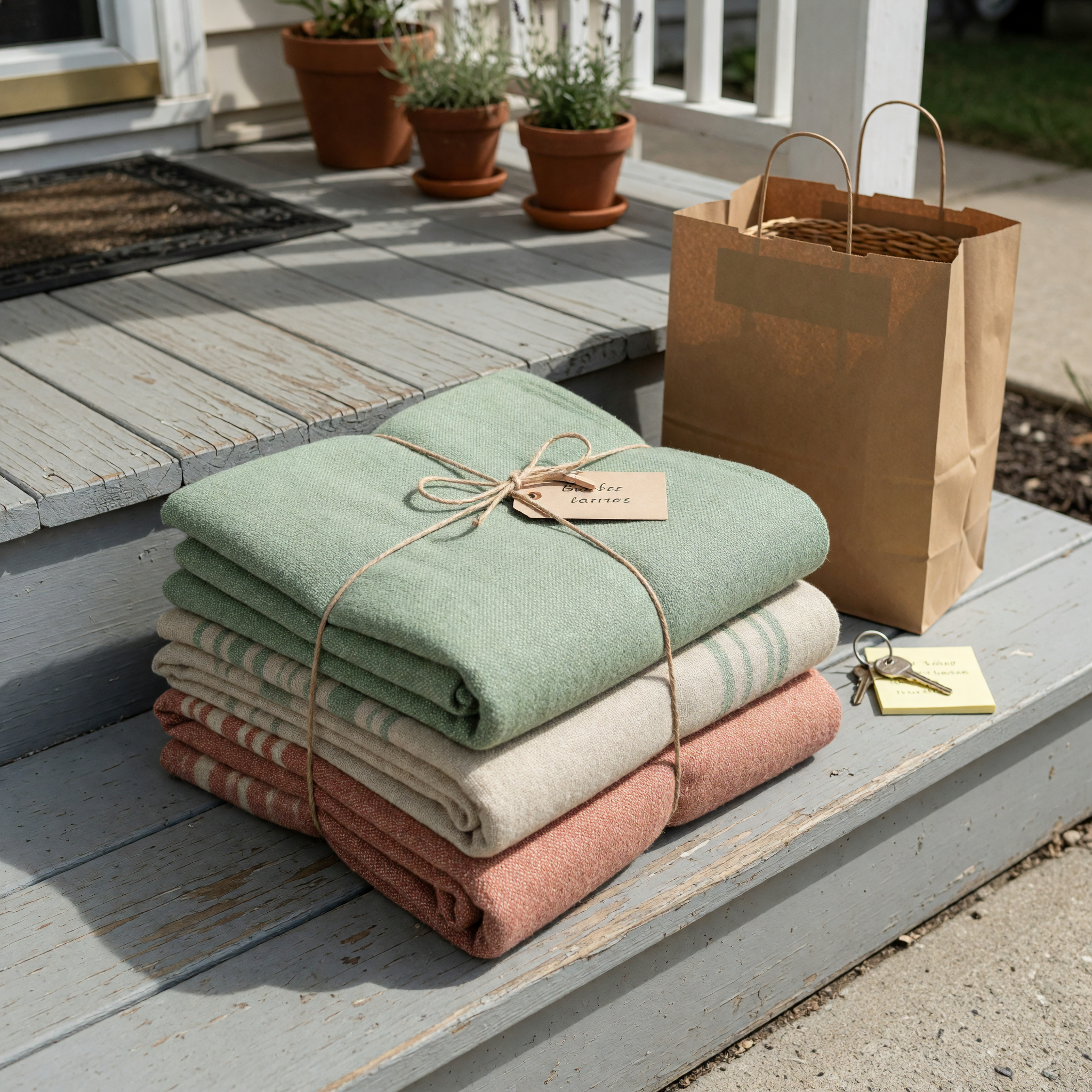 A simple no-text lifestyle image of a local seller item ready for pickup.