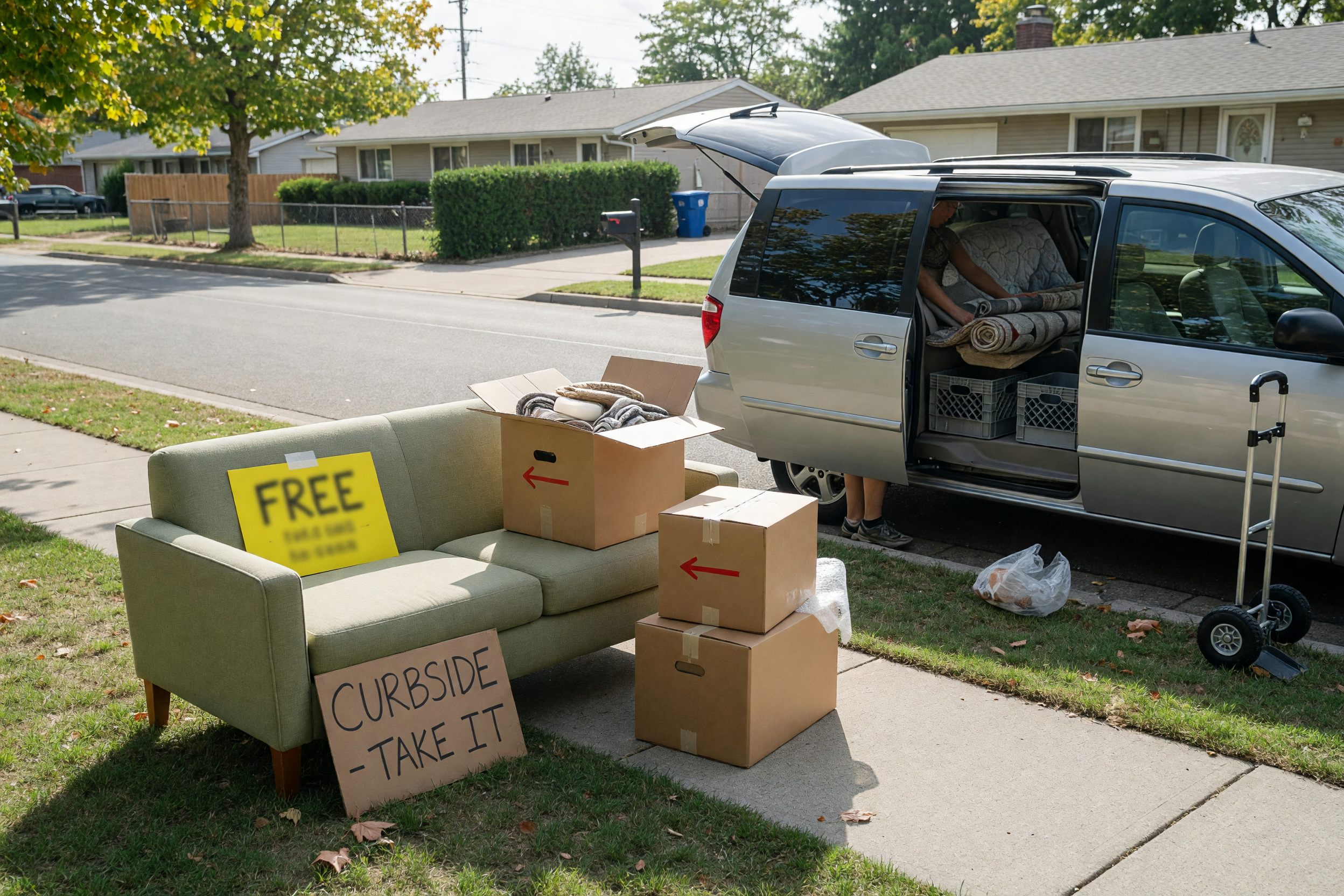 How to Give Away Moving Leftovers Fast with Photos and Pickup Timing