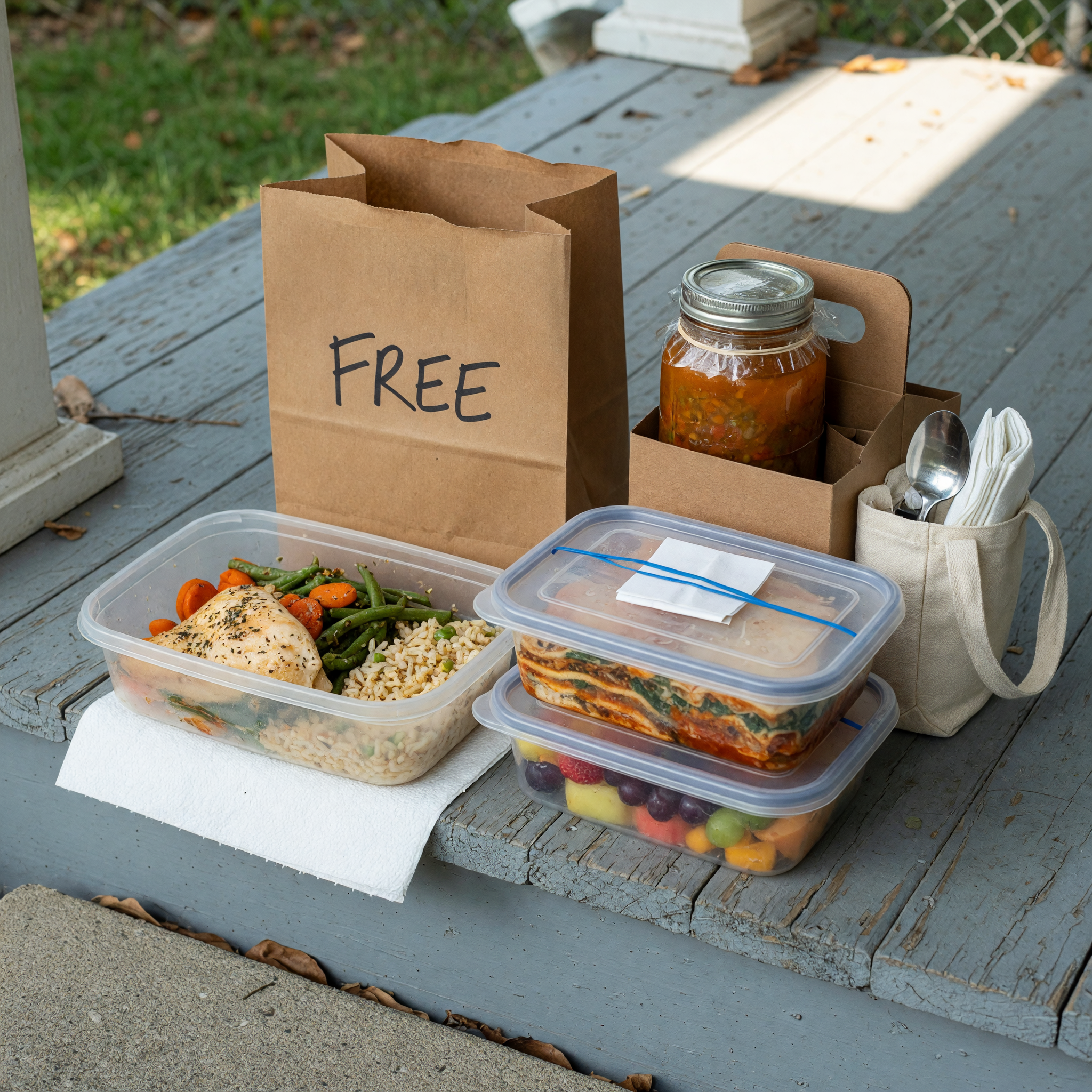 Free items ready for a same-day curb pickup