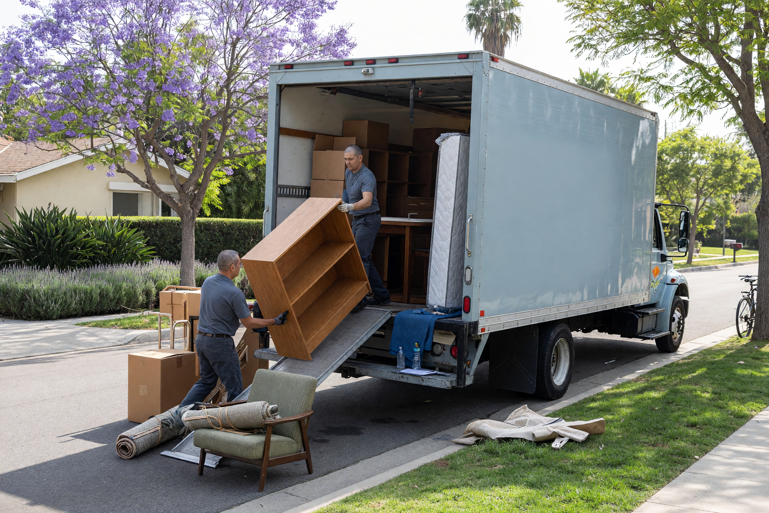 Pasadena Moving and Hauling: Truck Size, Stairs, and Crew Fees