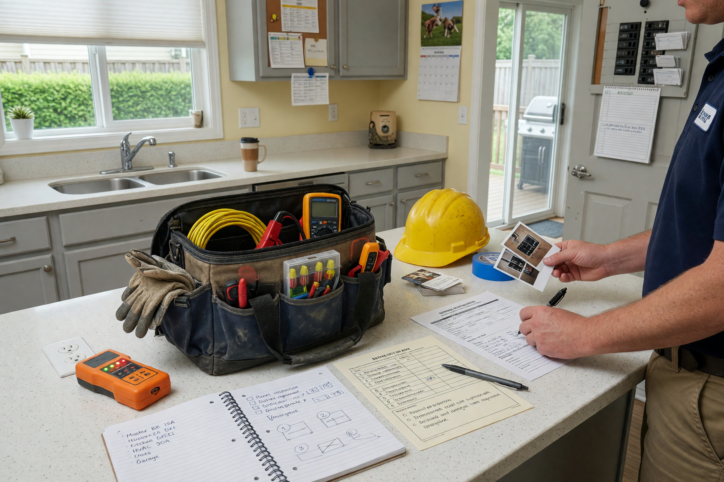 Posting electrical services: license, scope, and hours