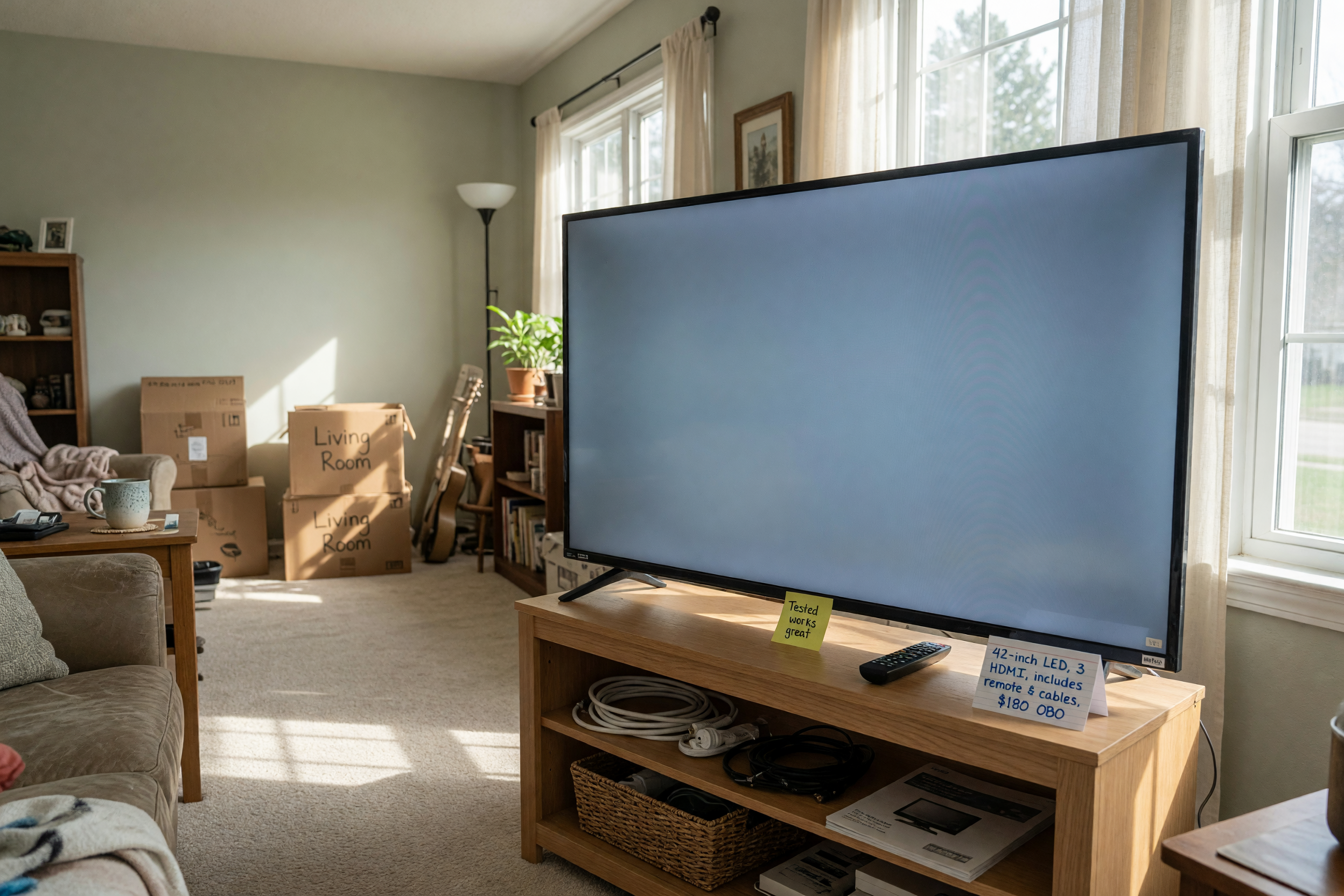 How to Sell a Used TV Locally: Size, Apps, Stand, and Pickup