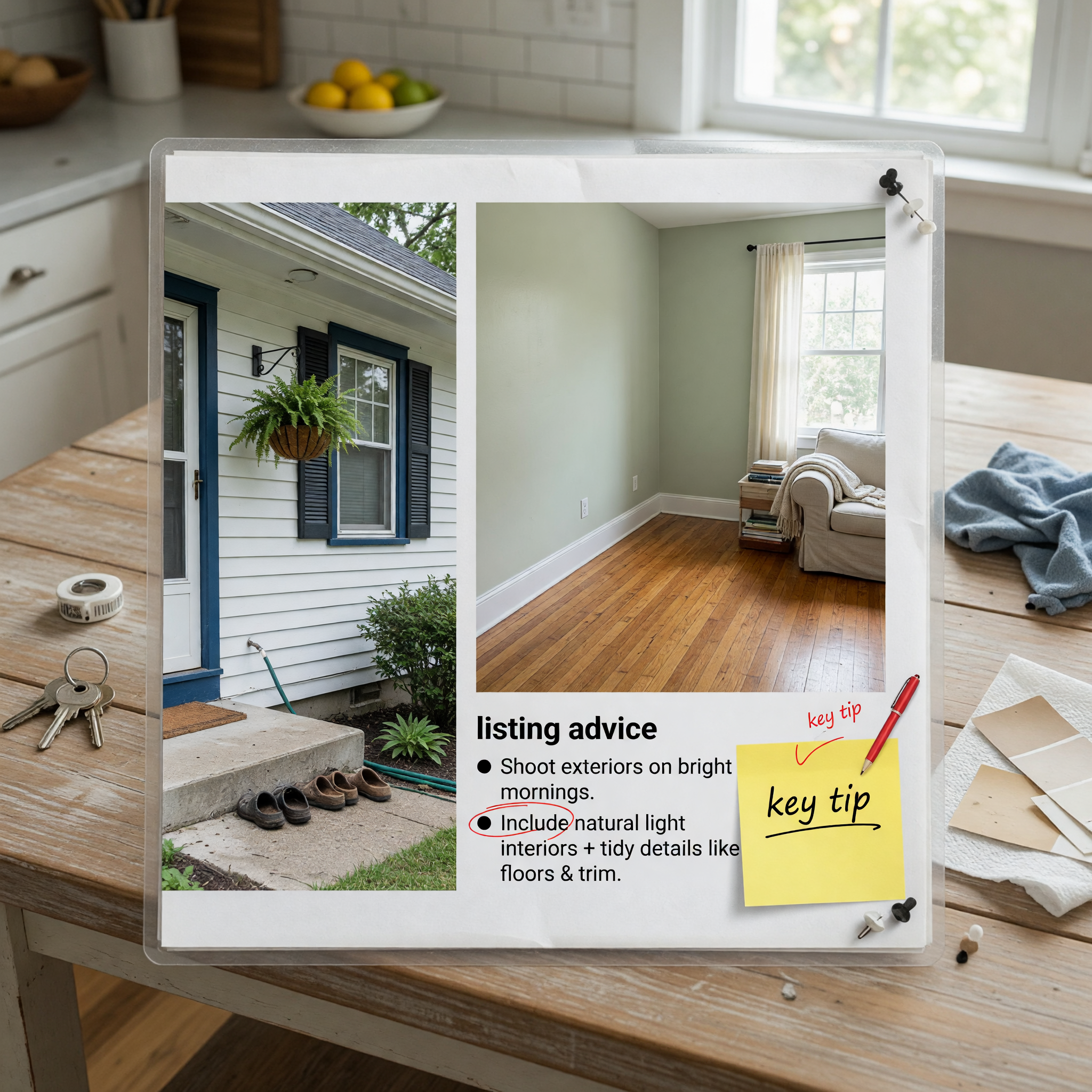 Clean photo set for a rental home listing
