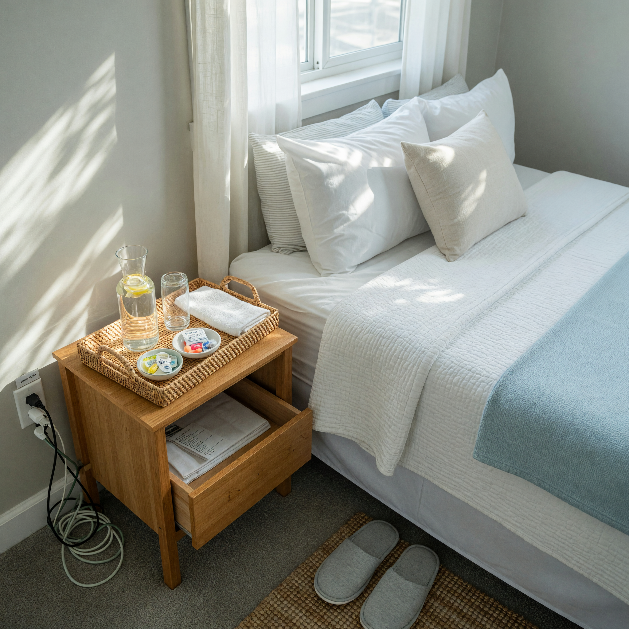 Tidy apartment room with natural light for a local rental post